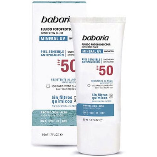 Protezione solari Solar Mineral Uv Fluido Facil Fotoprotector Spf50 - Babaria - Modalova