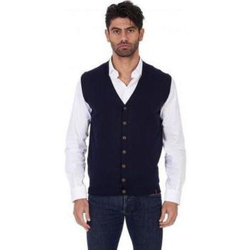 Felpa - GILET CON BOTTONI LANA MERINOS - Bramante - Modalova