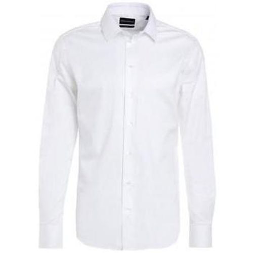 Camicia a maniche lunghe - CAMICIA SLIM STRETCH - Emporio armani - Modalova