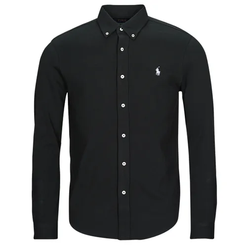 Camicia a maniche lunghe CAMICIA ADERENTE CON COLLO BUTTON-DOWN IN POLO FEATHERWEIGHT - Polo ralph lauren - Modalova