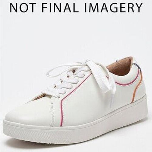 Sneakers basse RALLY PIPING LEATHER TRAINERS URBAN WHITE MIX - Fitflop - Modalova