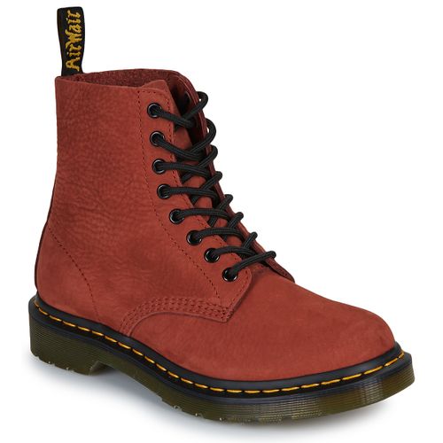 Stivaletti 1460 Pascal 8 Eye Boot Russet Red Milled Nubuck RB - Dr. martens - Modalova
