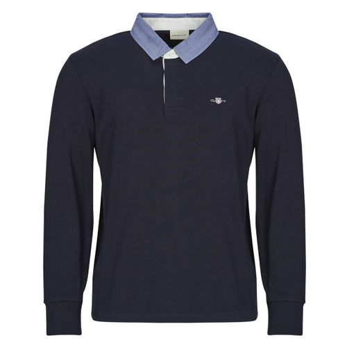 Polo maniche lunghe REG CHAMBRAY HEAVY RUGGER - Gant - Modalova