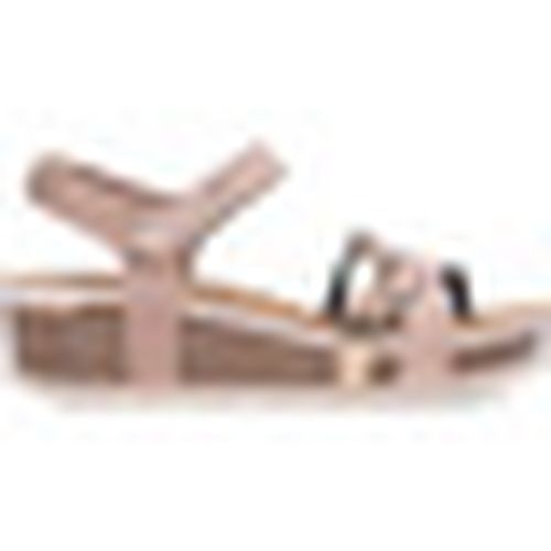 Sandali con zeppa i5803 beig_bronce - Interbios - Modalova