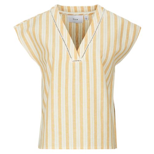 Camicetta VISELDIA V-NECK S/S TOP - Vila - Modalova