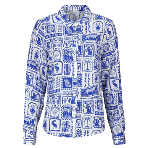 Camicia PCSAYLOR LS SHIRT WVN - Pieces - Modalova