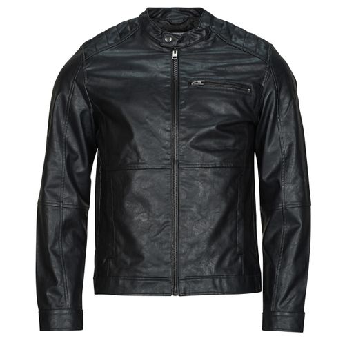 Giacca in pelle JJEDYLAN PU BIKER - Jack & jones - Modalova