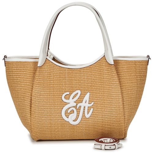 Borsa a spalla SHOPPING STRAW M - Emporio armani - Modalova