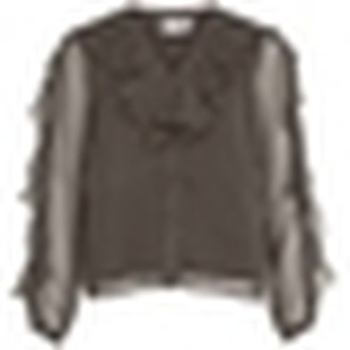 Camicetta Top Harley - Chocolate Brown/White - Vila - Modalova