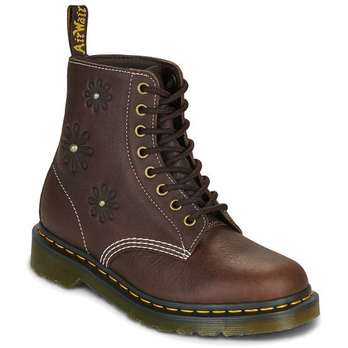 Stivaletti Pascal Flower Dark Brown Grizzly - Dr. martens - Modalova