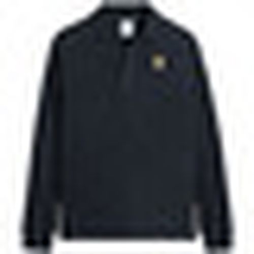 Camicia a maniche lunghe polo in cotone piquet - Marina Militare - Modalova