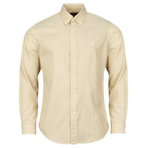 Camicia a maniche lunghe CAMICIA CUSTOM FIT IN POPELINE A RIGHE - Polo ralph lauren - Modalova