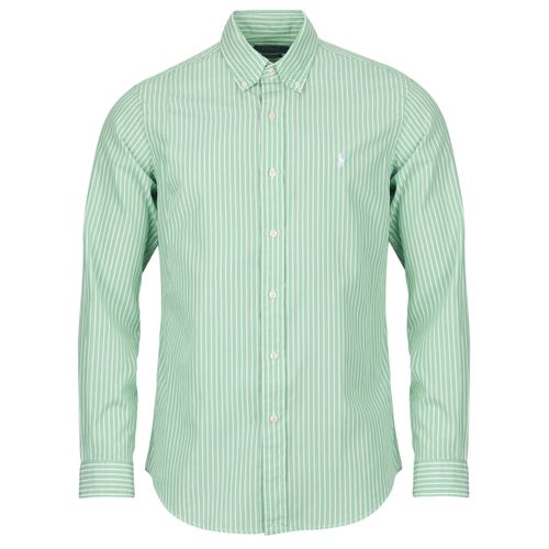 Camicia a maniche lunghe CAMICIA CUSTOM FIT IN POPELINE A RIGHE - Polo ralph lauren - Modalova