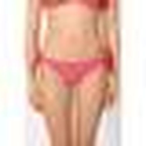 Costume a due pezzi Slip bikini con lacci floreali rosa e rossi - Ysabel Mora - Modalova