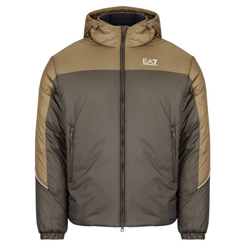Giubbotto TRAIN ATHLETIC COLOUR BLOCK PUFFY JACKET - Emporio Armani EA7 - Modalova
