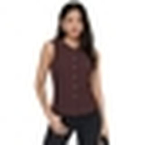 Camicetta Noos Top Ilse - Deep Mahogany - Only - Modalova