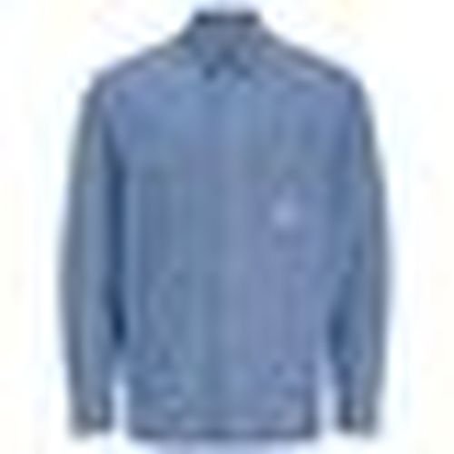 Camicia a maniche lunghe 12291967 JPRBLUHARRY CHAMBRA-LIGHT DENIM - jack & jones - Modalova