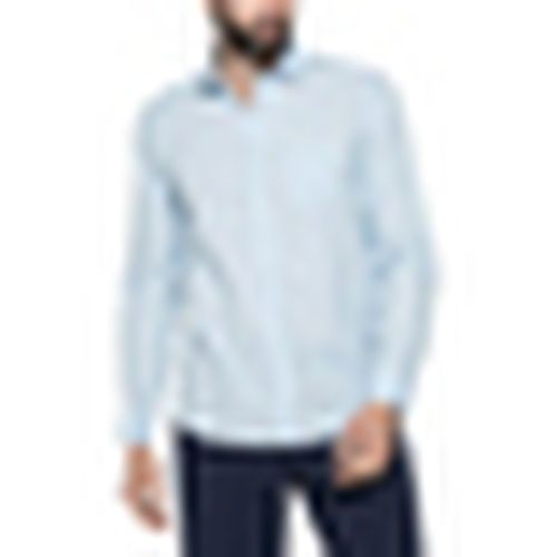 Camicia a maniche lunghe Lino Tinta Unita - Carrera Jeans - Modalova