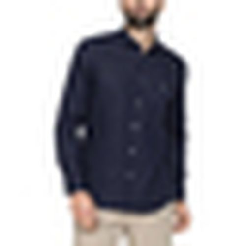 Camicia a maniche lunghe Lino Tinta Unita - Carrera Jeans - Modalova