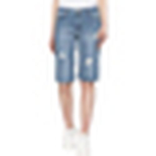 Shorts Denim Destroyed - Carrera Jeans - Modalova