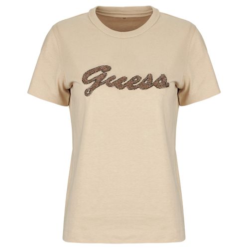 T-shirt SS CN BEADS SCRIPT TEE - Guess - Modalova