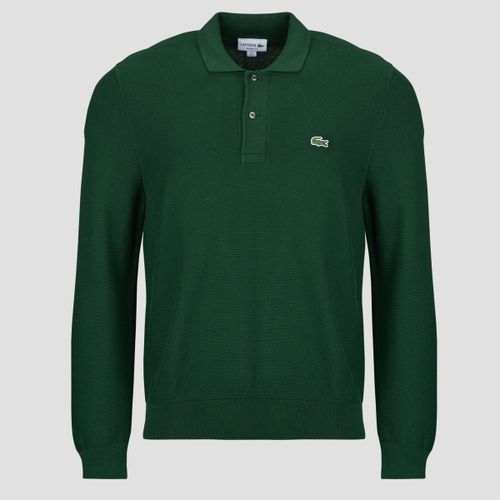 Maglione Pull col polo coton point mousse - Lacoste - Modalova