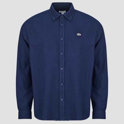Camicia a maniche lunghe Chemise en flanelle de coton regular fit - Lacoste - Modalova