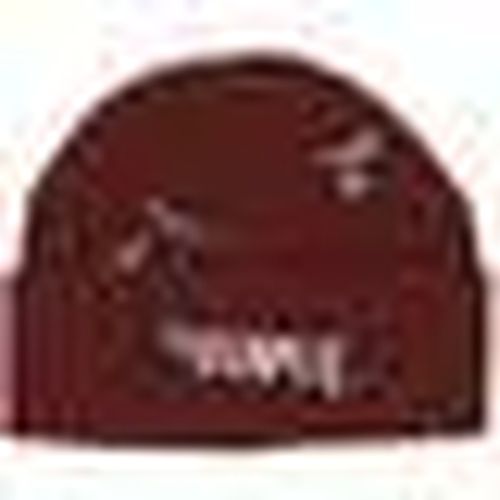 Berretto Flock Logo Beanie Burgundy - Staple - Modalova