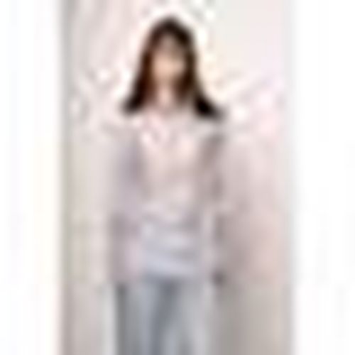 Camicia Camicia in organza misto lyocell celeste con ricami - Nuna Lie - Modalova