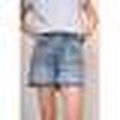 Pantaloni Shorts basic in denim - Nuna Lie - Modalova