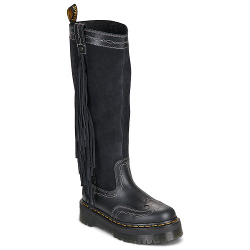 Stivaletti QUAD HI DR BLACK CLASSIC PULL UP - Dr. martens - Modalova