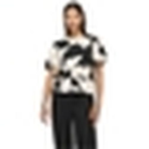 Camicetta Top Saskia - Black/Birch - Vila - Modalova