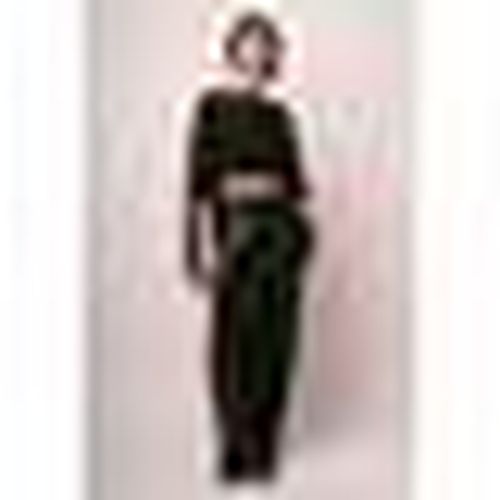 Pantaloni Pantaloni wide-leg in similpelle nera - Nuna Lie - Modalova