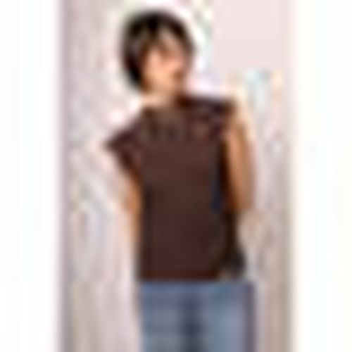 Top Maglia bottoni devoree fiori - Nuna Lie - Modalova