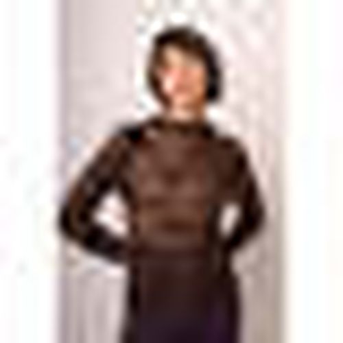 Top Maglia shiffer devoree fiori - Nuna Lie - Modalova