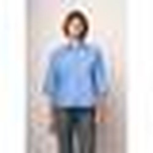 Camicia Camicia oversize in cotone azzurro - Nuna Lie - Modalova