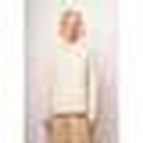 Camicia Camicia misto cotone avorio/beige con bottoni a cuore - Nuna Lie - Modalova