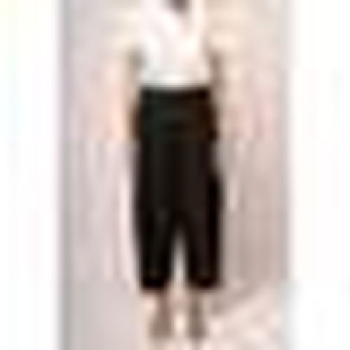 Pantaloni Pantaloni barrel crop neri - Nuna Lie - Modalova
