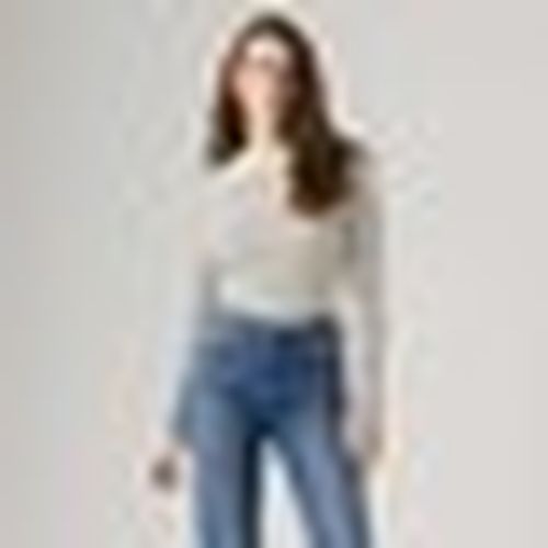 Felpa Rib Crew Sweater Brandy Stripe Egret Navy - Levis - Modalova
