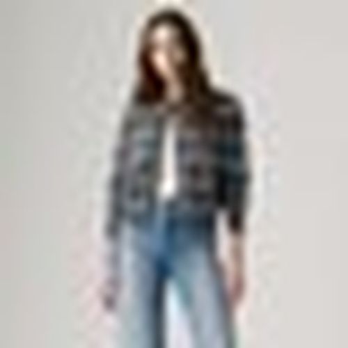 Felpa Claire Ls Cardigan Devin Stripe Heather - Levis - Modalova