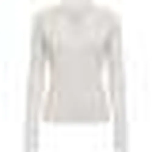 Polo maniche lunghe Numph Nusebila Polo Blouse Cloud Dancer - Nümph - Modalova