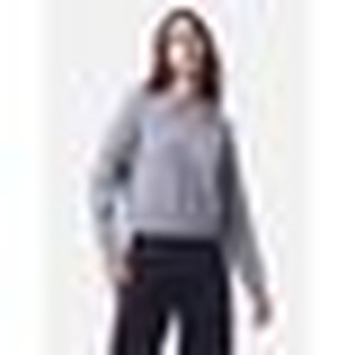 Felpa 17167766 EDITH-MEDIUM GREY MELANGE - Pieces - Modalova