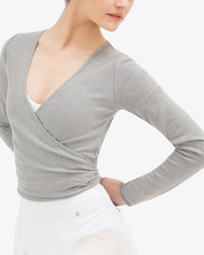 Long Sleeved Wrap-over for Woman - Knit - Repetto - Modalova