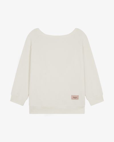 Wrap-over Sweatshirt for Woman - Cotton fleece - Repetto - Modalova