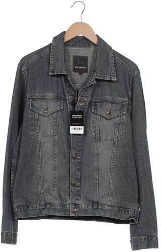 Herren Jacke, blau, Gr. L, Baumwolle - Second Hand - Blend - Modalova