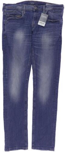 Herren Jeans, blau, Gr. W33 L32, Elasthan, Baumwolle - Second Hand - Blend - Modalova