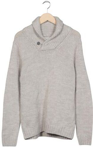 Herren Pullover, grau, Gr. L, Synthetik, Wolle - Second Hand - Blend - Modalova