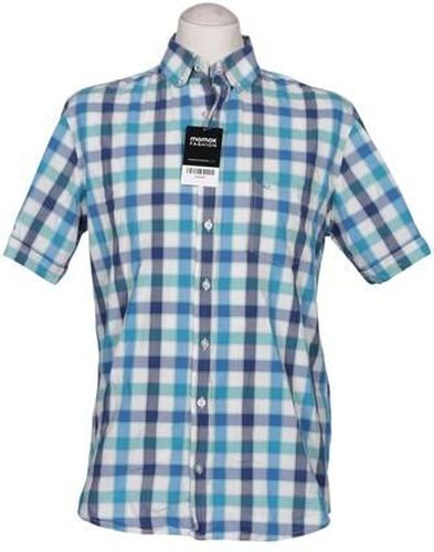 Herren Hemd, blau, Gr. 39, Baumwolle - Second Hand - Brax - Modalova