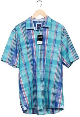 Herren Hemd, mehrfarbig, Gr. 47, Baumwolle - Second Hand - Bugatti - Modalova