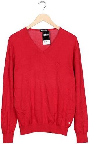 Herren Pullover, rot, Gr. L, Baumwolle - Second Hand - Burlington - Modalova
